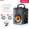 Computer Speakers Remote Control Karaoke Bluetooth Speaker With Microphone Bluetooth 5.0Mirror Screen Intelligent Subwoofer Led Display Clock YQ231103