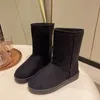 Laarzen Echt Leer Snowboots Topkwaliteit Australië Winter voor Dames Warm Botas Mujer 3642 231109