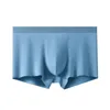 Underpants Men's Underwear Modal Seamless Boyshort Silk Skin-friendly Boxer Boxers Solid Color High Quality Underwear.