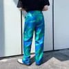 Herenbroeken Herfststijl Trend Casual Straight Tube-broeken Haarstylist Kleine groep Geleidelijk ontwerp Gevoel Pantalones Hombre