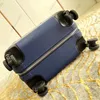10a lüks marka çekme çubuk kutusu tasarımcı çantası üst düzey deri bavul depolama çantası büyük kapasiteli eğlence seyahat bagaj arabası kutusu basılı kutu