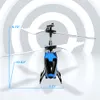 U12S Alaşım RC Helikopter WiFi Romote Kontrol Oyuncakları Kameralı Çocuklar İçin Yetişkin Mavisi