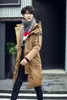 Hommes vers le bas mode fermeture éclair hommes hiver longues vestes et manteaux lâche chaud Parkas manteau épais hommes vêtements 2023