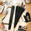 Umbrellas Wood Long Handle Umbrella 24 Ribs Retro Chinese Men Women Black Big Parasol Outdoor Sun Protection For Girls