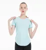 Fitness Frauen Yoga Lauf Top Quick Dry Kurzarm T-shirts Mesh Workout Sport Kompression Strumpfhosen Gym Clothes1157050