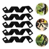 Décorations de jardin 5 pcs Sangle de fixation d'arbre Sangles en nylon Prime Ring Stakes Supporte les arbres penchés Attaches Outil de souche