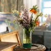 装飾的な花6.5 ''人工DIYフラワーアレンジメントのためのインチラウンドフォームブロックウェディングパーティーの装飾家の装飾ダイニングテーブル