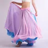 Stage Wear Large Swing Jupe Xinjiang Uygur Dance Training Dress Practice Belly Half-Length Split