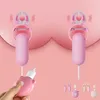 Sex Toy Massager 10 Frekvens Nippelvibratorklämmor Bröstmassage Stimulator Leksaker för kvinnor Klitoris Stimulering Vuxenspel