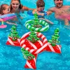 Jouet gonflable de noël, fête, jardin, piscine, jouets de lancer, embouts gonflables en PVC pour arbre de joyeux noël P135