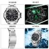 Wristwatches Men's Watch Fashion Cool Sports Multifunctional Glow Glow Quartz 9893