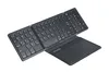 Nouveau Portable Mini Trois Pliage Bluetooth Clavier Sans Fil Pliable Touchpad Clavier pour IOS Téléphone Android Windows ipad Tablet