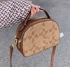 Neue klassische Presbyopie Schulter Messenger Tasche Europäische Retro Brötchen-förmige Tasche Doppel-reißverschluss Kamera Tasche für Frauen