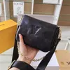 Summer Leather Flap Crossbody Bags For Women Luxury Solid Color Shoulder Handbags Chain Purses with box