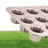 Canele Locd Cake Pan 12cavity Nonstick Cannele Muffin Bakeware Cupcake Pan for Oven for Holiday and Vacations5937207