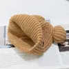 Bonnets Bonnet/Crâne Casquettes Élégant Chapeau Femmes Bonnet Sans Bord Chapeaux Coréen Japon Style Cap Couleur Pure À Tricoter Davi22