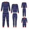Одинаковые комплекты для всей семьи Зеленый рождественский пижамный комплект Красный для мамы и детей для взрослых и малышей Рождественская одежда 231109