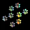 CAR CAT PAW Naklejka Kreatywna 3D Animal Footprint Nakładka Wodoodporna wodoodporna automatyczne drzwi