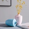 Вазы Креативная керамическая маленькая ваза Простое современное украшение для дома Круглая ваза для цветов 231109