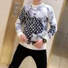 L3036 Men Designer Sweater Pullover Slim Fit Long Sleeve Autumn Mens Sweater Jumper