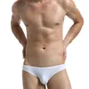 Caleçon 4 pcs/lot Cockcon sans couture hommes slips sous-vêtements une pièce été taille basse Sexy mode 7 couleurs