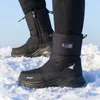 Buty męskie buty zimowe buty zimowe męskie buty śnieżne Wodoodporne bez poślizgu Futro ciepłe unisex kobiety zimowe buty dla -40 stopni 231108