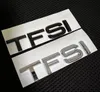 Emblema tfsi para audi a1 a3 a4 a5 a6 a6l a7 a8 a8 s3 s6 q3 q5 q7 tt s rs 3d cromado preto brilhante carta traseira emblema adesivo de boa qualidade