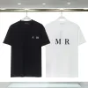 Mens T-shirts early spring new fine cotton double yarn summer casual fabric soft color: black white