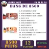 Bang DE 8500 Puffs Origineel 0% 2% 3% 5% Wegwerpvape-pen Elektronische sigarettenreep 12 smaken Oplaadbare batterij Voorgevuld 18 ml spiraalpatroon Vapor Bar op voorraad