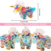 Luminose palline antistress unicorno giocattolo spremere giocattoli sollievo agitarsi palla antistress Squishy Kawaii per bambini adulti giocattoli antistress