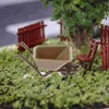 Décorations de jardin 2 pièces Mini figurines enfants chariot modèle maison accessoire accessoires miniature ornement simulation brouette enfants jouet