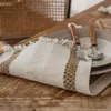 Bordslöpare Macrome Table Runner Farmhouse Style Natural Burlap Cotton Spets med tofs som används för landsbygdsbröllop Brudduschar Heminredning TJ7262 230408