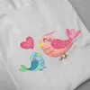 Hommes t-shirts Carton oiseaux amoureux imprimés à manches courtes t-shirts été décontracté haut en coton t-shirt Streetwear