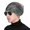 Berets Nebula Knit Hat Sunscreen Beach Bag Montanhismo Militar Cap Homem Mens Chapéus Mulheres