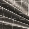 Set di biancheria da letto Designer Grid Comforter Cover Lenzuolo e federa Set reticolo - Copripiumino con cerniera singolo in colore puro per ragazzo