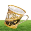 Fine Forcaine Mug для кофейного чая, окрашенная в настоящие золотые платиновые дизайнерские кружки.