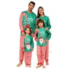 Familie Bijpassende Outfits 2024 Kerst Pyjama Set Volwassen Kinderen Dezelfde Kerst Nachtkleding Pyjama Moeder En Dochter Vader Zoon Kleding 231109