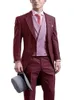 Ternos masculinos blazers terno masculino design clássico longo cauda terno fino ajuste lapela blazer noivo traje homme vestido jaquetavestpantsroom 231109