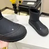 Botas femininas designer camurça couro tornozelo bota de neve de sola grossa tênis de lã de luxo inverno pele quente em sapato de couro botas de algodão antiderrapante