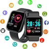 Y68 Smartwatch Sport Fitness ECG SIM-band Bloeddruk Hartslagmeter Stappenteller Cardio Armband Waterdicht Smart Watch Heren Dames