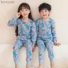 Pajamas Girls Pajamas Set Animal Bear Teenage Boys Long Sleeve Sleepwear Kids Pyjamas Autumn Pajamas For Girl Child Pajama Clothing SetsL231109