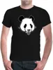 Men's T Shirts Panda-Bear-Animal-Silhouette T-Shirt Arrivals Summer Cool Men Tee 2023 Breathable All Cotton Short Sleeve Shirt