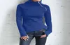 Plus size Jurken Herfst Coltrui Hoodies Dames Maat Sweatshirts met lange mouwen Casual Trui Zijrits Onregelmatige Tops Vintage BlouseVZEG