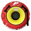 Sledding Nylon Cover Inflatable Snow Tube Sled for Winter Play Equipment Durable Bottom 1 Rider 231109