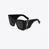 Designer Goggle Sonnenbrille Mode Luxurys Sonnenbrille y mit übergroßen Katzenaugenrahmen Gold Silber Buchstaben Brille für Männer Frauen Accessoires Männer mit Box