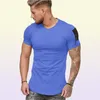 Zomer Casual T-shirts Mannen Mode Rits Mouw O Hals Hip Hop T-shirt Tops Katoenen T-shirts Mannelijke Streetwear Tee effen Kleur Maat M6536026