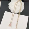 Fashionable Luxury Women High Beauty Long Gold Necklace Pink Diamond Round Matte Chassis Pendant Designer Jewelry Lady High Quality Copper Charm Necklace