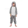 Pijama adorável traje de coelho para crianças babi menina menino unicórnio kigurumi pijama crianças macacão macacão geral criança anim pijamas 231108