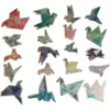 Geschenkverpackung 60 Stück Kawaii Fantasy Paper Cranes Goldfolie Aufkleber selbstklebend dekorative DIY Sticker Pack für Scrapbooking Journaling Arts
