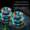 Computer Speakers Computer Audio Desktop Home Bluetooth Speaker Multimedia LED Lights Gaming Subwoofer bluetooth speaker YQ231103